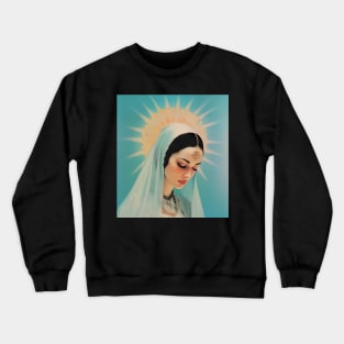 Our Lady Of Guadalupe Divine Mother Retro Crewneck Sweatshirt